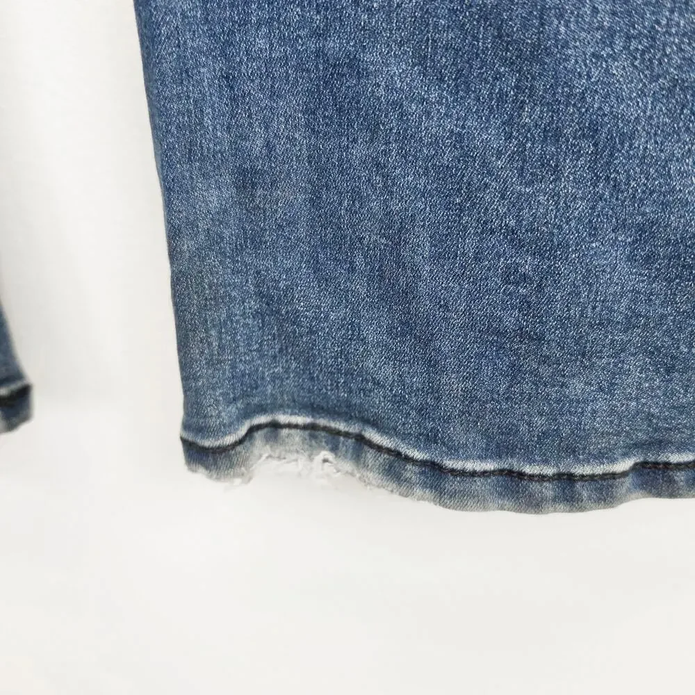 Free People Mid Rise Pull On Flared Bell Bottom Jeans 28x33.5 Retro 70s